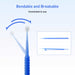 JMU Disposable Micro Applicator Brush Microbrush 400/Box - JMU DENTAL INC