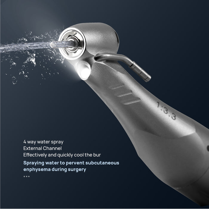 COXO CX235C7 45° LED Speed-increasing Electric Handpiece Contra Angle with Generator - JMU DENTAL INC