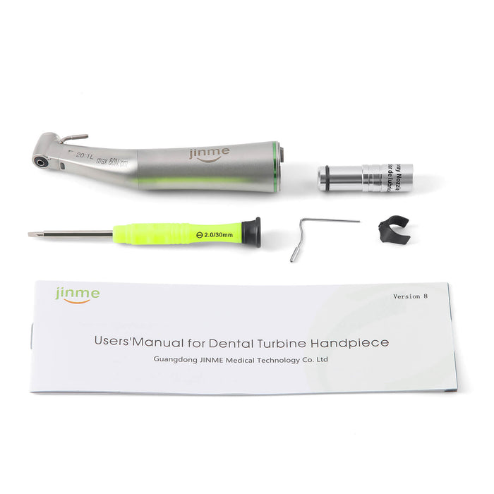 Jinme 20:1 Dental Implant Contra Angle Handpiece - JMU DENTAL INC