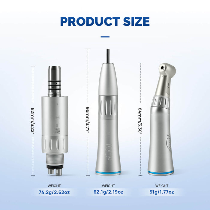 Jinme LN 1:1 Low-speed Handpiece Kit Titanium - JMU DENTAL INC