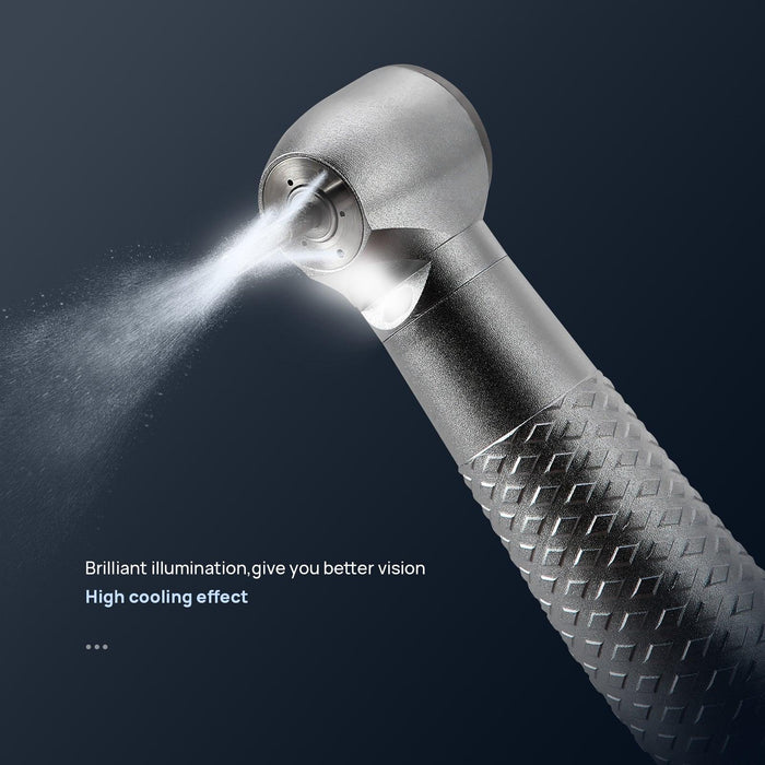 COXO CX207-G Fiber-opticÊHigh-speed Air Turbine Handpiece, ³300,000rpm, Standard Head, 3-port spray, (no coupling, fit into KaVo or COXO 229-GK 6-hole coupler), #H16-KSPQ - JMU Dental