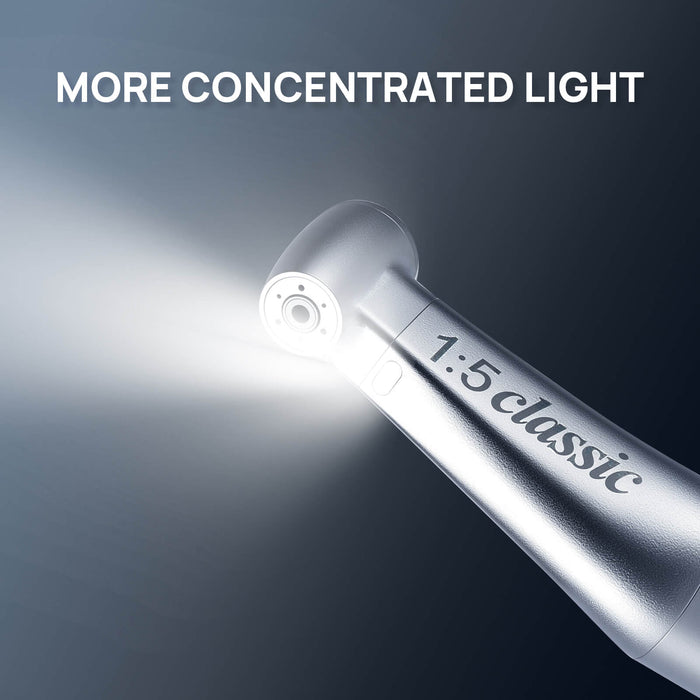 Jinme 1:5 Contra Angle Speed Increasing Electric Handpiece for E-type Motors - JMU DENTAL INC