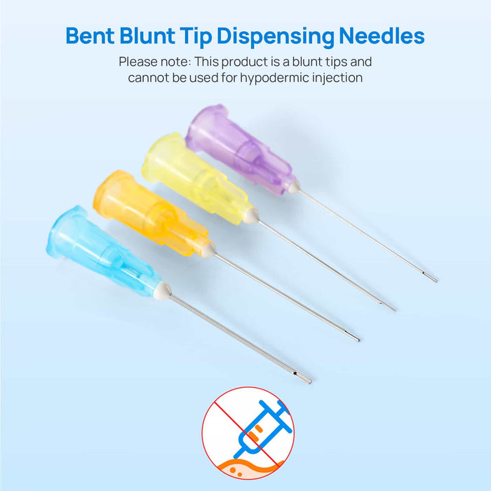 JMU Dental Disposable Bendable Irrigation Needle Multi Models Notched Type 100Pcs/Box - JMU DENTAL INC