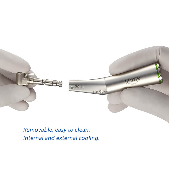 Jinme 20:1 Dental Implant Contra Angle Handpiece - JMU DENTAL INC