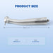 COXO CX207-G Fiber-opticÊHigh-speed Air Turbine Handpiece, ³300,000rpm, Standard Head, 3-port spray, (no coupling, fit into NSK or COXO 229-GN 6-hole coupler), #H16-NSPQ - JMU Dental