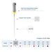 JMU HAND USE FILES, K-FILES, Stainless Steel, 25mm, 6pcs/Pk - JMU Dental