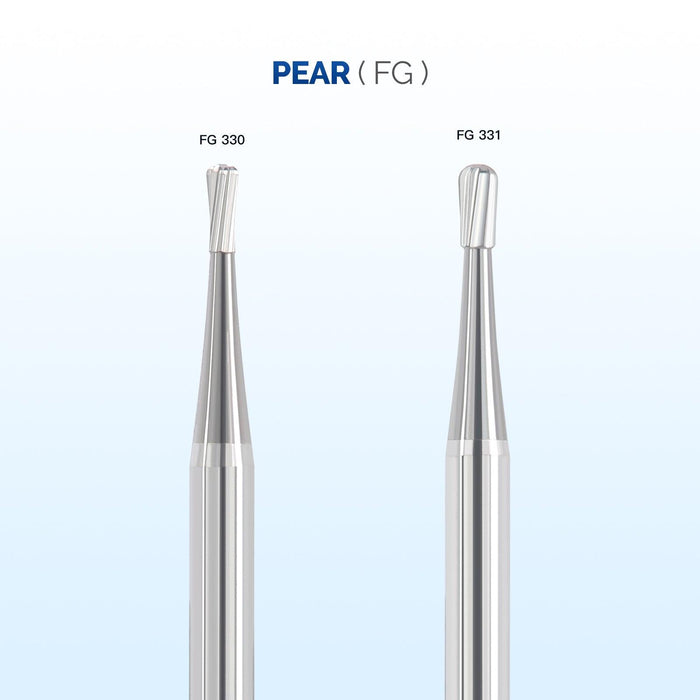 JMU Carbide Burs,Pear, 5/pk - JMU Dental