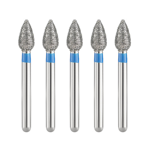 JMU Diamond Burs FG Medium Grit Football 5/Pk - JMU DENTAL INC