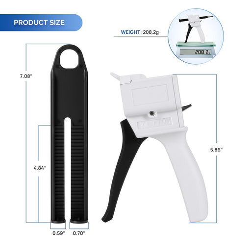 JMU Dental Impression Mixing Dispenser Gun Universal 50ml 10:1 Ratio - JMU DENTAL INC