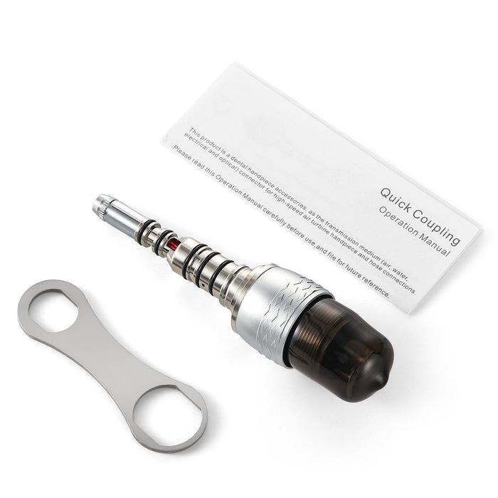 COXO Fiber-optic Quick Coupling of High-speed Air Turbine Handpiece CX207-G 6-hole Coupler - JMU DENTAL INC