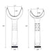 JMU Dental Buccal Cheek Retractor T-Shape Mouth Opener Autoclavable 1Pc/Bag - JMU DENTAL INC