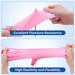 JMU Disposable Nitrile Exam Gloves Pink Powder Free 4 Mil XS/S/M/L/XL 200Pcs/Box - JMU DENTAL INC