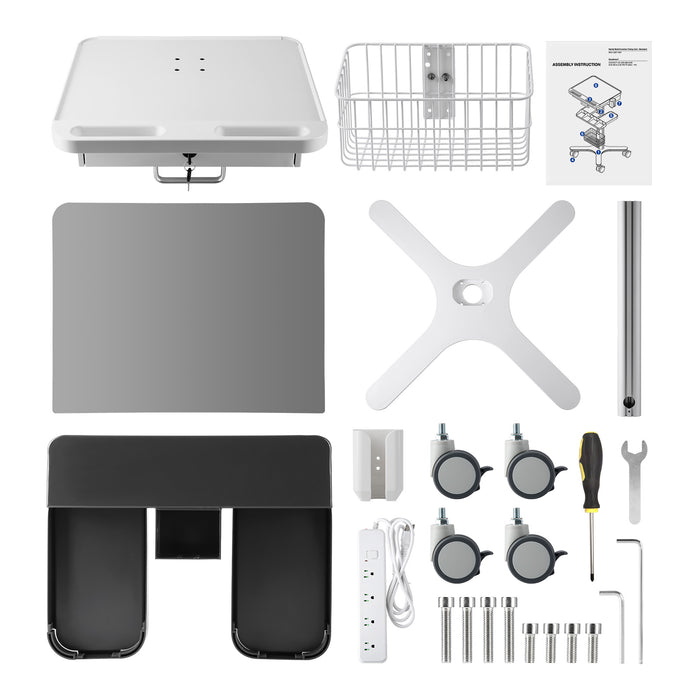 JMU Dental Multi-Function Trolley Cart Standard Model - JMU DENTAL INC