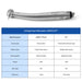 Jinme TU High Speed Air Turbine Handpiece 4 Hole - JMU DENTAL INC