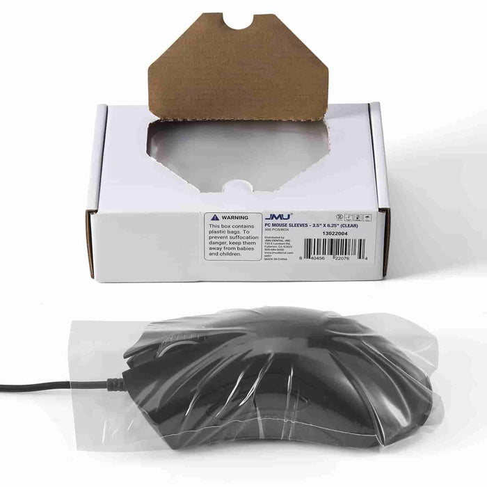 JMU Protective Plastic Sleeves for LCD Monitors, Laptops & PC Mice 500/Box