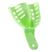 JMU Disposable Dental Impression Trays Green Perforated 12Pcs/Bag - JMU Dental