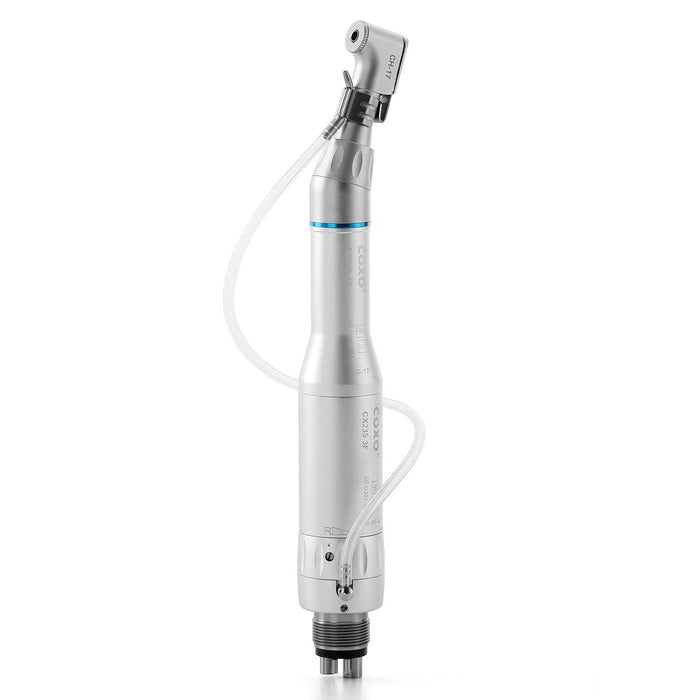 COXO CX235-1F Low-speed Handpiece, 1:1 External, Contra Angle, Max.40,000rpm, Wrench Switch, for CA burs ¯2.35mm. #C-1F - JMU Dental