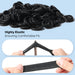 JMU Hygienic Finger Cots Latex Powder Free Medium Black 200Pcs/Box - JMU DENTAL INC