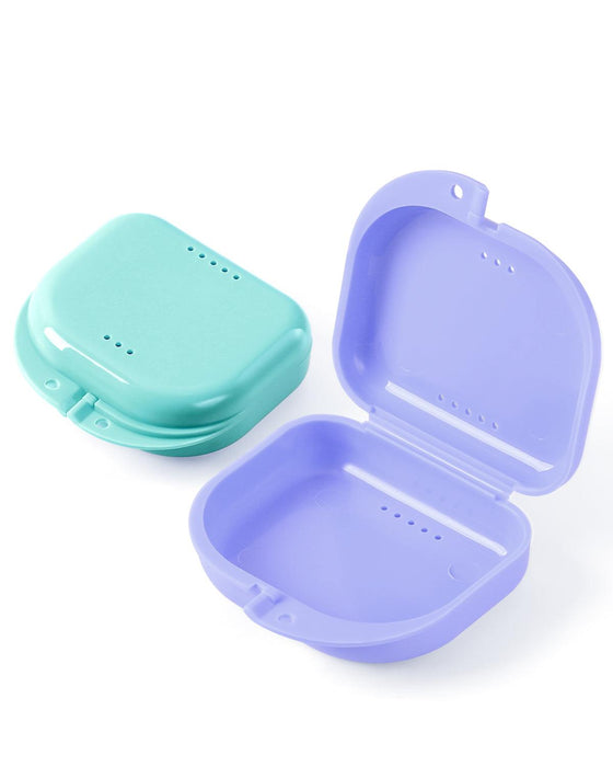 JMU Denture Storage Retainer Case with Vent Holes - JMU DENTAL INC