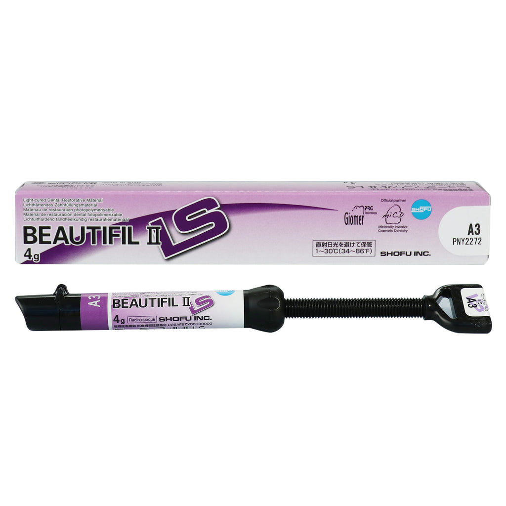 Shofu Beautifil II LS Low Shrink Syringe 4gm Universal Nano-Hybrid