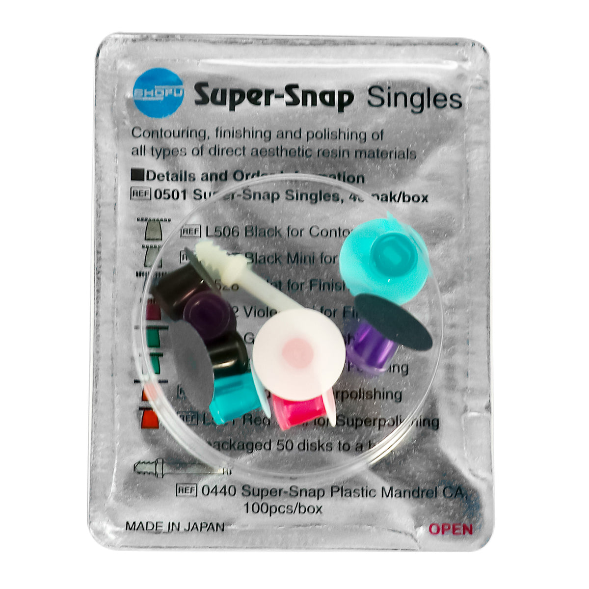 Shofu Super-Snap Disk Single Patient Doses — JMU Dental