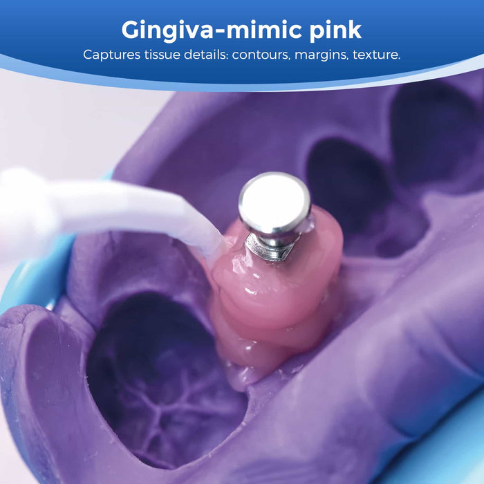 JMU Dental A-Silicone Gingival Mask Material 2/Box