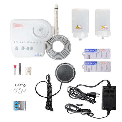 Woodpecker Dental DTE D7 Ultrasonic Pizeo Scaler Satelec Handpiece HD-8H 8 Tips 2 Water Bottles Scaling+Perio+Endo - JMU DENTAL INC