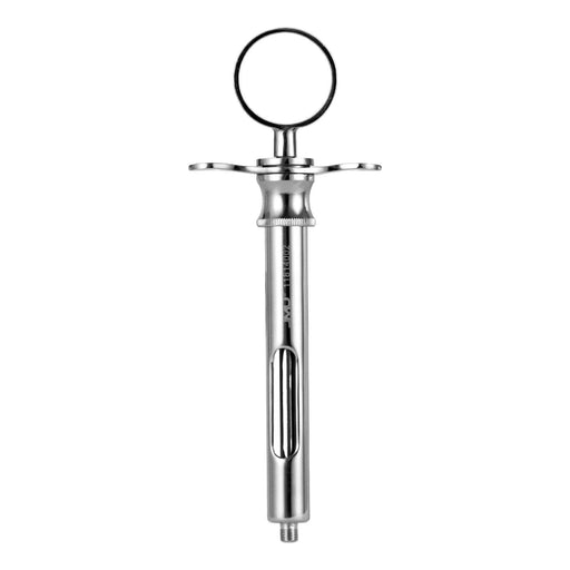 JMU Dental Aspirating Syringe-1.8ml with T bar Stainless Steel 1pc/pack - JMU DENTAL INC