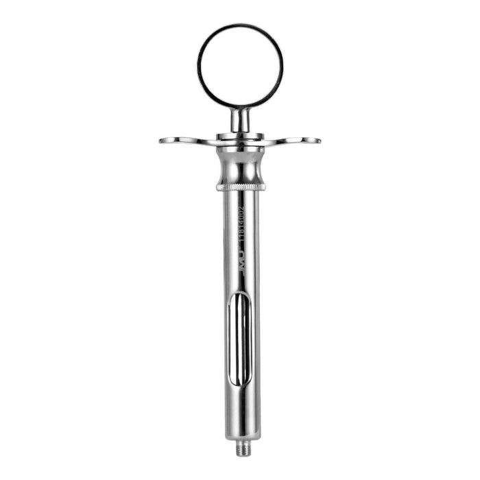 JMU Dental Aspirating Syringe-1.8ml with T bar Stainless Steel 1pc/pack - JMU DENTAL INC