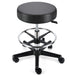 JMU Dental Round Rolling Stool with Adjustable Height & Footrest - JMU Dental
