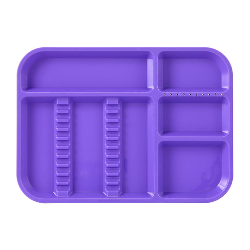 JMU Dental Instrument Tray Autoclavable Plastic Divided Trays Size B - JMU DENTAL INC