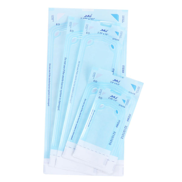 JMU Dental Self-Sealing Sterilization Pouches 200Pcs/Box - JMU DENTAL INC