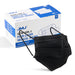JMU Disposable Medical Face Masks 4-Ply ASTM Level 3 for Adults Black 50Pcs/Box - JMU DENTAL INC
