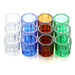 JMU Dental Glass Dappen Dishes Assorted 4 Colors 12Pcs/Box - JMU DENTAL INC