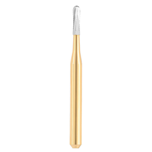 JMU Carbide Burs, Straight Fissure Round End, Metal Cutting, 5/pk - JMU Dental