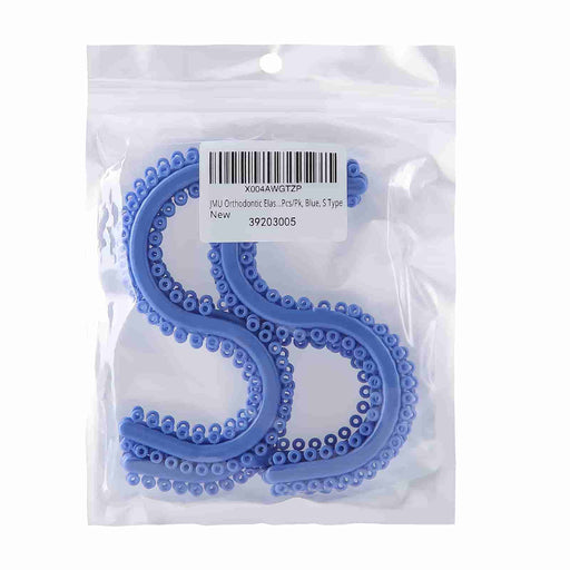 JMU Dental Orthodontic Elastics Separators S Type Blue 700pcs/pk - JMU DENTAL INC