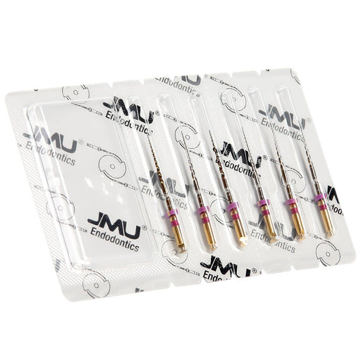 JMU NITI ROTARY FILES, PT-G SUPER FILES #D-SUPER FILES (GOLD) - JMU Dental