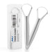 JMU Stainless Steel Tongue Cleaner with Travel Case 2Pcs/Pack - JMU DENTAL INC