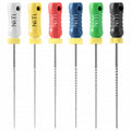 JMU Dental NiTi 21/25/28/31mm K-Files Hand Use 6/Pk - JMU DENTAL INC