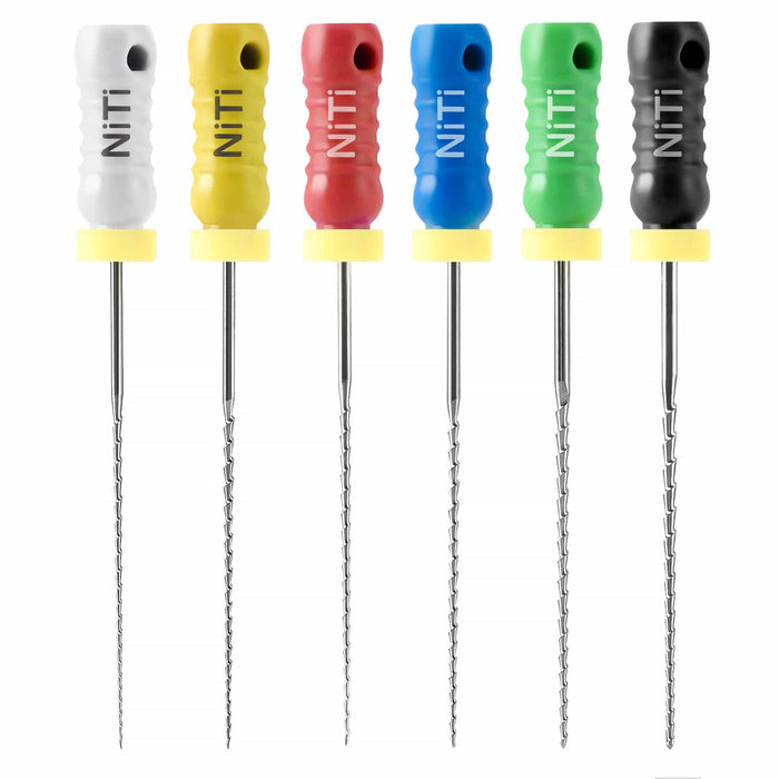 JMU Dental NiTi Hand Use H-Files 25mm 6/Pk - JMU DENTAL INC