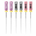 JMU Dental Hand Use C+ Files for Root Canal 21/25mm Stainless Steel 6/Pk - JMU DENTAL INC