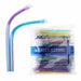 JMU Dental Saliva Ejectors Clear Tips Assorted Colors 100pcs/Bag - JMU DENTAL INC