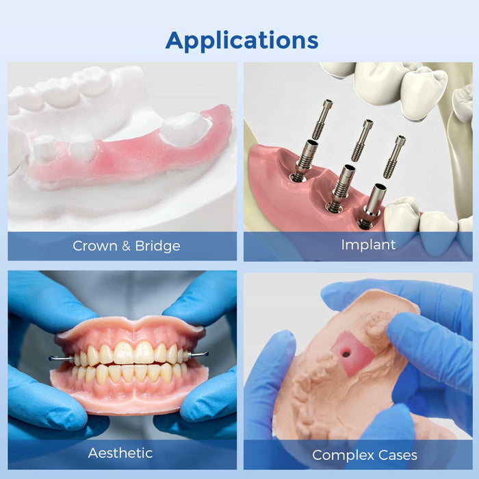 JMU Dental A-Silicone Gingival Mask Material 2/Box