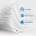 JMU Gauze Pads Non-Woven Sponge 4-Ply 3"x3" 200Pcs/Bag - JMU DENTAL INC