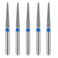 JMU Diamond Burs FG Medium Grit Round End Taper 5/Pk - JMU DENTAL INC