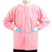 JMU Plus SMS Jacket with 3 Pockets Hip Length Pink 1pc/bag - JMU DENTAL INC