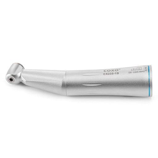 COXO CX235-1B Low-speed Electric Handpiece, 1:1 Inner Channel, Contra Angle, Max.40,000rpm, Push Button, for CA burs ¯2.35mm. #C-1B - JMU Dental