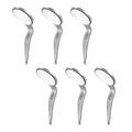 JMU #5 Mouth Mirror Heads Double-sided Glass Mouth Mirror Stainless Steel 6pcs/pack - JMU DENTAL INC