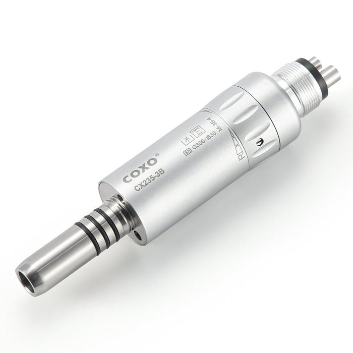 COXO CX235-3B Low Speed Handpiece, 1:1 Inner Channel, Air Motor, 20,000rpm, 4-hole coupler. #M-3B-4 - JMU Dental