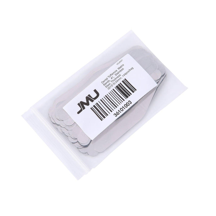 DENTAL TOFFLEMIRE MATRIX Bands Stainless Steel .0015 #1-4 UNIVERSAL bag DENTAL TOFFLEMIRE MATRIX Bands Stainless Steel .0015 #1-4 UNIVERSAL bag